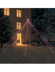Luci per Albero di Natale Interni Esterni 800 LED Colorate 5 m