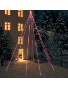 Luci per Albero di Natale Interni Esterni 1300 LED Colorate 8 m