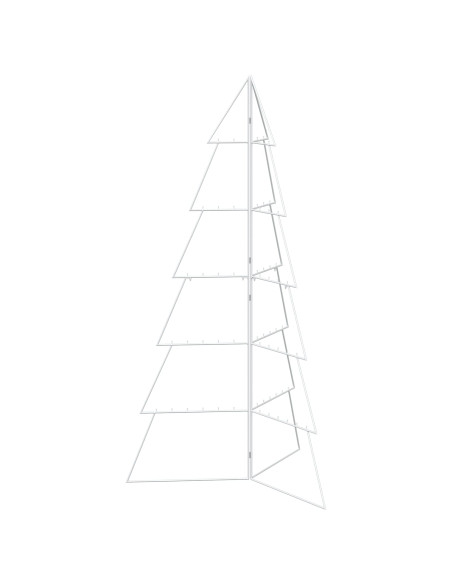 Albero di Natale in metallo KUOPIO 180 cm Acciaio Bianco