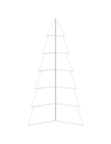 Albero di Natale in metallo KUOPIO 180 cm Acciaio Bianco