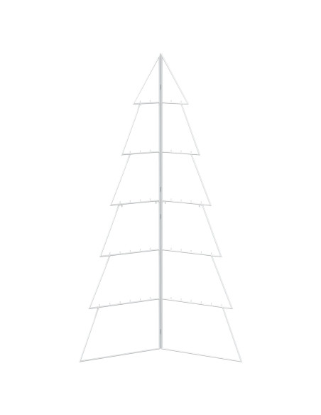Albero di Natale in metallo KUOPIO 180 cm Acciaio Bianco