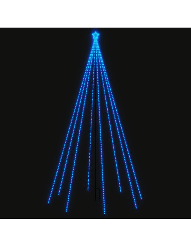 Luci per Albero di Natale Interni Esterni 800 LED Blu 5 m