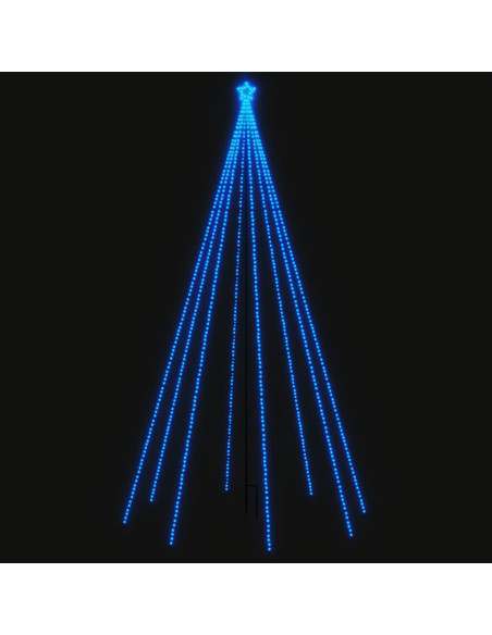 Luci per Albero di Natale Interni Esterni 800 LED Blu 5 m