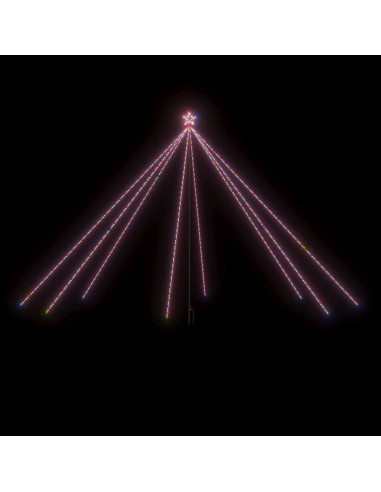 Luci per Albero di Natale Interni Esterni 800 LED Colorate 5 m