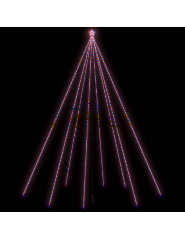 Luci per Albero di Natale Interni Esterni 1300 LED Colorate 8 m