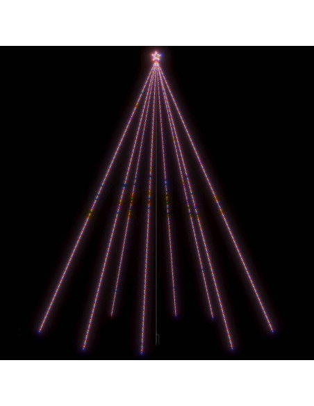 Luci per Albero di Natale Interni Esterni 1300 LED Colorate 8 m