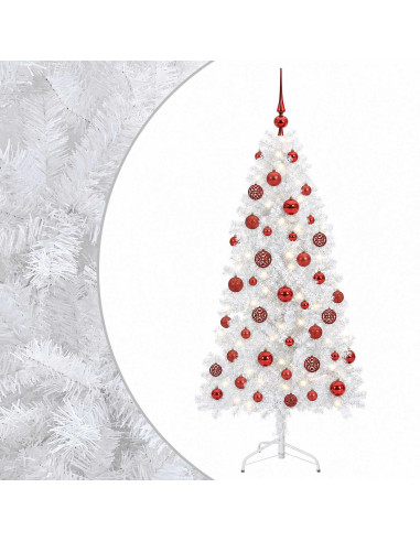 Albero di Natale Artificiale con Rami Pieghevoli 120 cm 150 LED