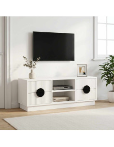 Mobile TV VENRAY 101 x 36,5 x 40 cm Bianco