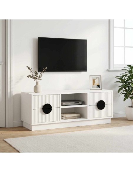 Mobile TV VENRAY 101 x 36,5 x 40 cm Bianco