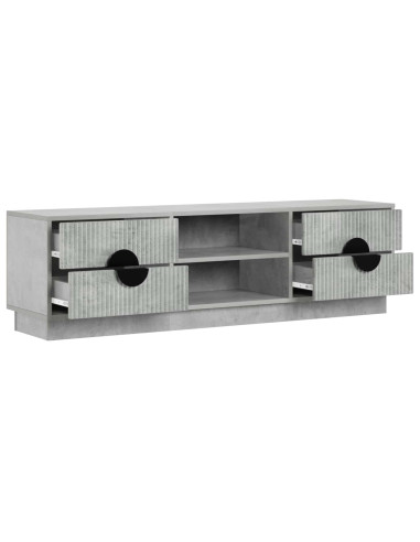 Mobile TV VENRAY 137,5 x 33 x 40 cm Grigio Cemento