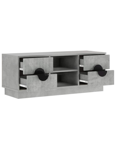 Mobile TV VENRAY 101 x 36,5 x 40 cm Grigio Cemento