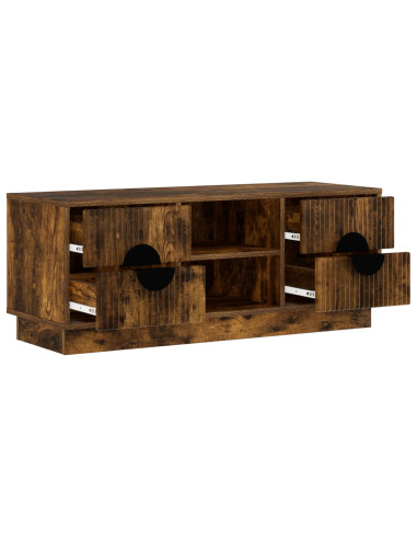 Mobile TV VENRAY 101 x 36,5 x 40 cm Rovere Fumo