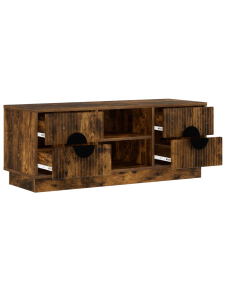 Mobile TV VENRAY 101 x 36,5 x 40 cm Rovere Fumo