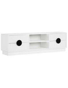 Mobile TV VENRAY 137,5 x 33 x 40 cm Bianco 2