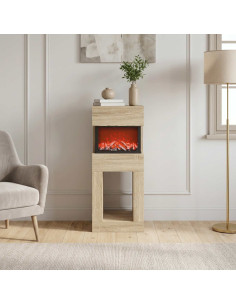 Caminetto elettrico Sonoma 35 x 30 x 86 cm Legno ingegnerizzato