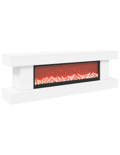 Caminetto elettrico Bianco 150 x 30 x 50 cm