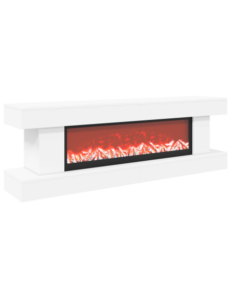 Caminetto elettrico Bianco 150 x 30 x 50 cm