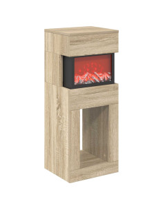 Caminetto elettrico Sonoma 35 x 30 x 86 cm Legno ingegnerizzato 2