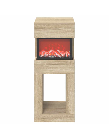 Caminetto elettrico Sonoma 35 x 30 x 86 cm Legno ingegnerizzato