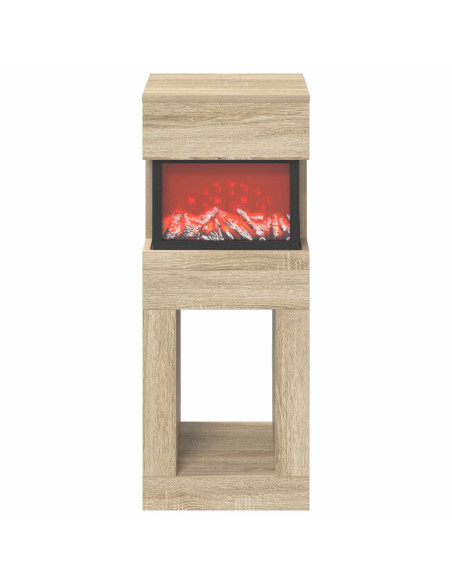 Caminetto elettrico Sonoma 35 x 30 x 86 cm Legno ingegnerizzato