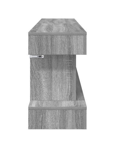 Caminetto elettrico Sonoma grigio 150 x 30 x 50 cm