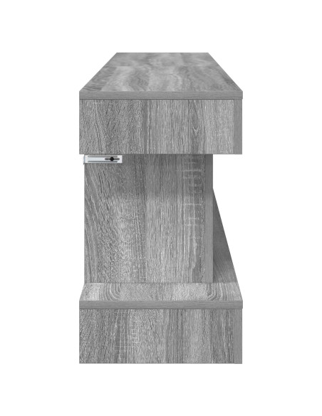 Caminetto elettrico Sonoma grigio 150 x 30 x 50 cm