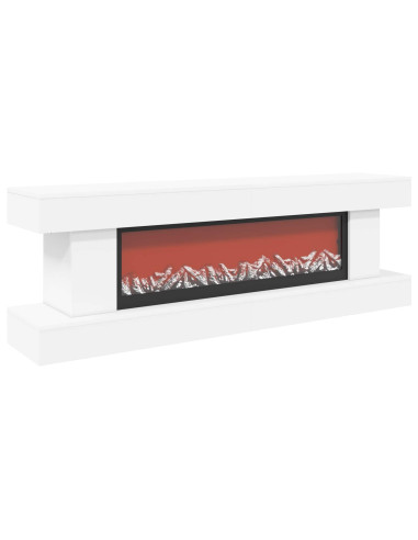 Caminetto elettrico Bianco 150 x 30 x 50 cm
