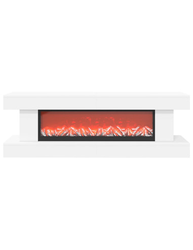 Caminetto elettrico Bianco 150 x 30 x 50 cm