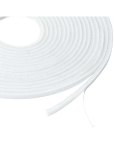 Guarnizione a spazzola autoadesiva 10 m PP Bianco 2