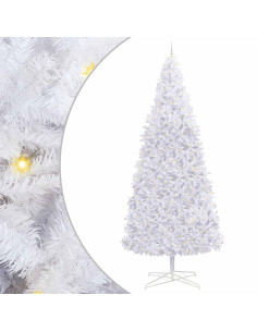Albero di Natale artificiale Bianco 400 cm PVC e Acciaio 2