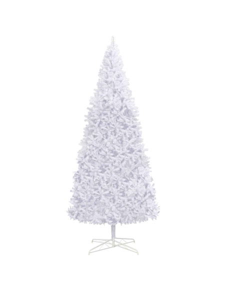 Albero di Natale artificiale Bianco 400 cm PVC e Acciaio