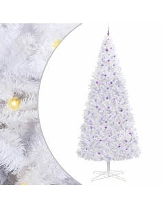 Albero di Natale artificiale Bianco 400 cm PVC e Acciaio 2
