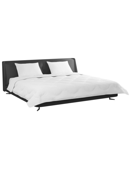 Duvet Invernale con cuscino 3 pz Bianco Microfibra