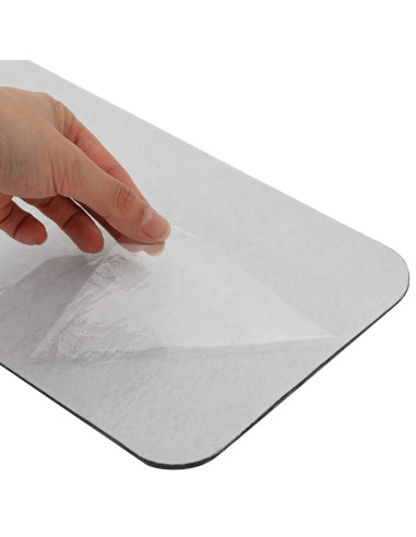 Tappeti per scale 15 pz 76 x 20 cm Grigio Scuro Poliestere