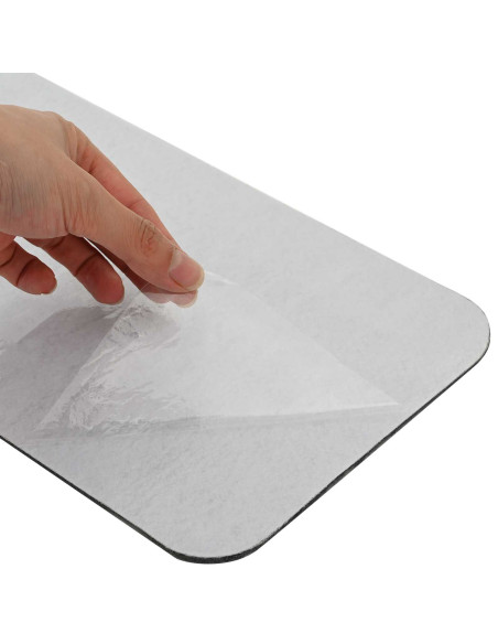 Tappeti per scale 15 pz 76 x 20 cm Grigio Scuro Poliestere