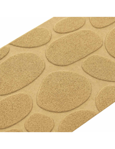 Tappeti per scale 15 pz 76 x 20 cm Beige Poliestere