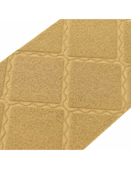 Tappeti per scale 15 pz 76 x 20 cm Beige Poliestere