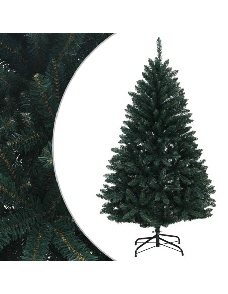 Albero di Natale Artificiale con Rami Pieghevoli 120 cm PVC