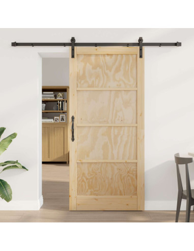 Porta scorrevole 93 x 202 cm Legno ingegnerizzato