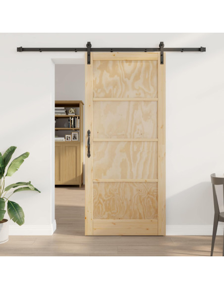 Porta scorrevole 93 x 211 cm Legno ingegnerizzato