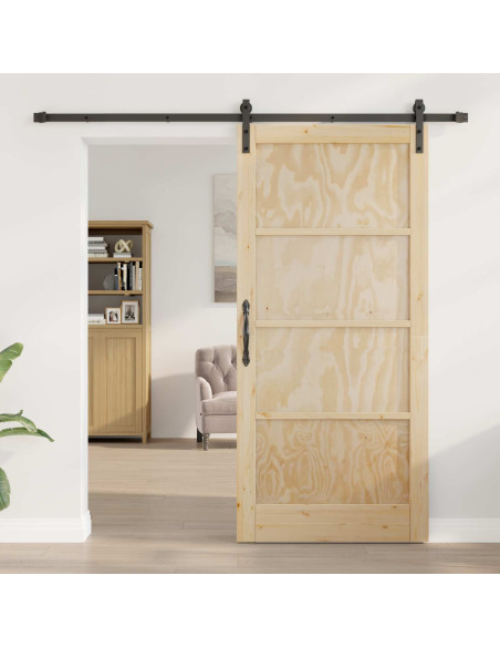 Porta scorrevole 93 x 202 cm Legno ingegnerizzato
