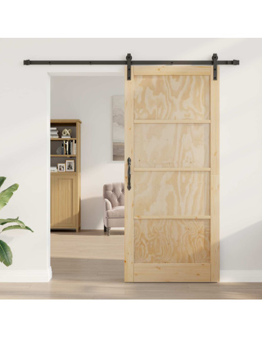 Porta scorrevole 93 x 211 cm Legno ingegnerizzato