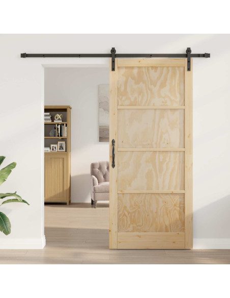 Porta scorrevole 93 x 211 cm Legno ingegnerizzato