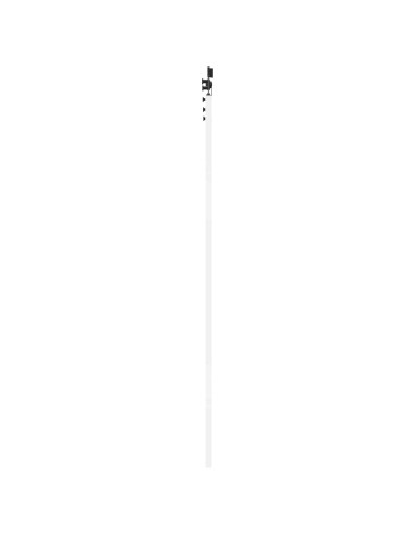 Porta scorrevole 78 x 211 cm Legno ingegnerizzato Bianco e Nero