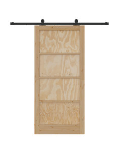 Porta scorrevole 93 x 202 cm Legno ingegnerizzato 2