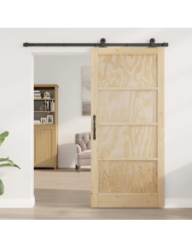 Porta scorrevole 93 x 202 cm Legno ingegnerizzato