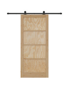 Porta scorrevole 93 x 211 cm Legno ingegnerizzato 2