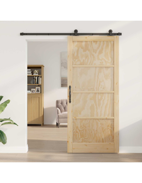 Porta scorrevole 93 x 211 cm Legno ingegnerizzato