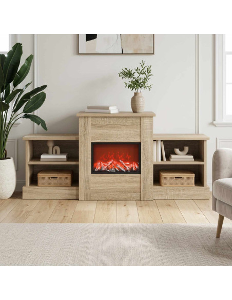 Caminetto elettrico Sonoma 110 x 30 x 50 cm