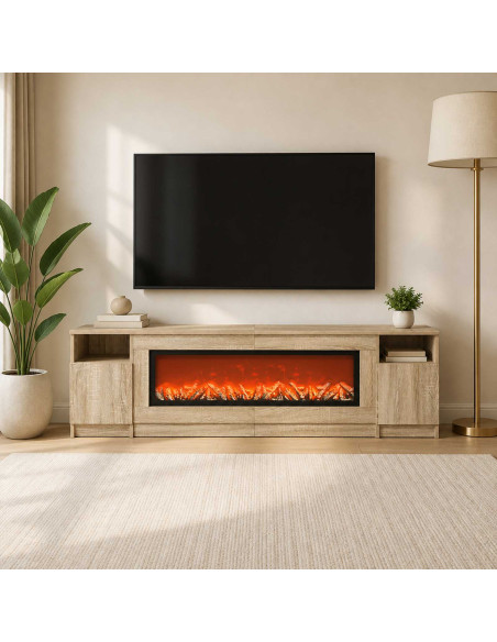 Caminetto elettrico Sonoma 165 x 28,5 x 47 cm